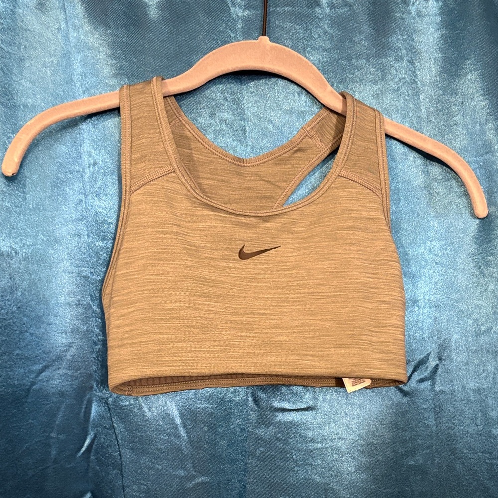 Nike Gray Racerback Sports Bra